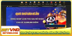 Rút tiền tại Betvnd